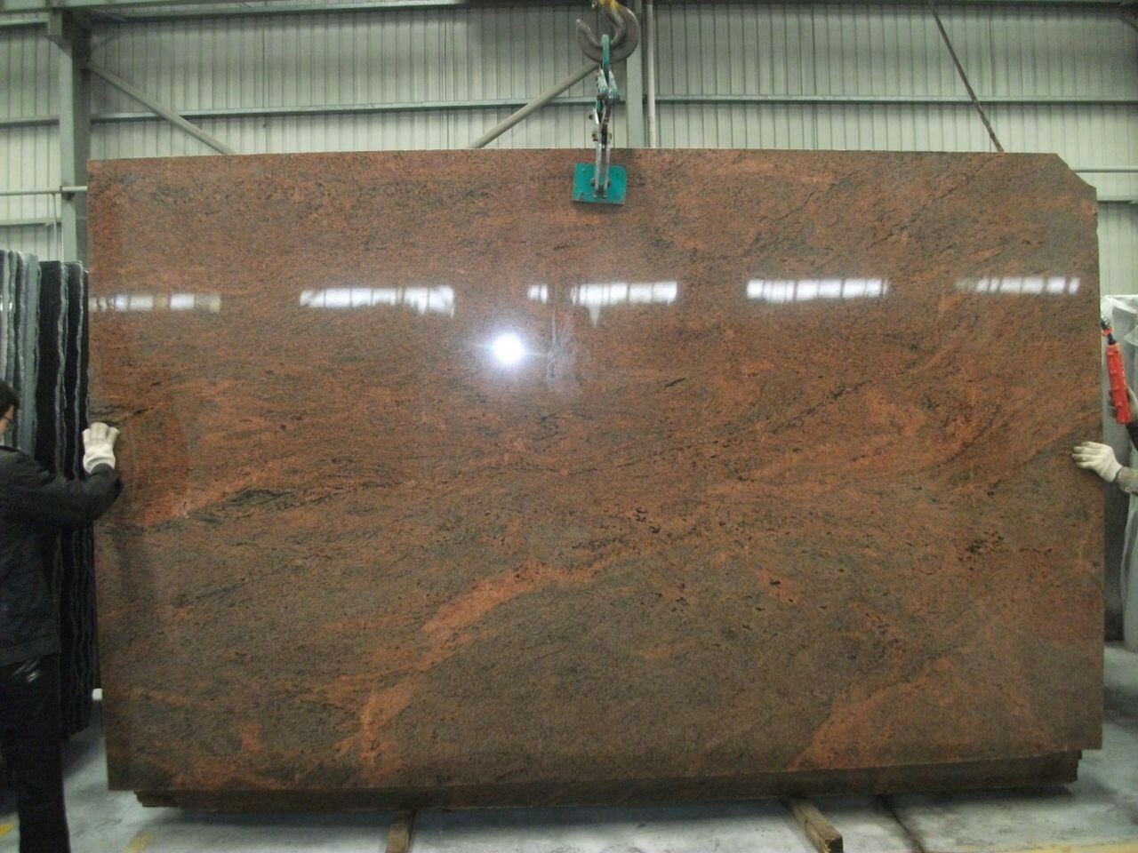 Multicolor Red Granite Solid Surface Countertops